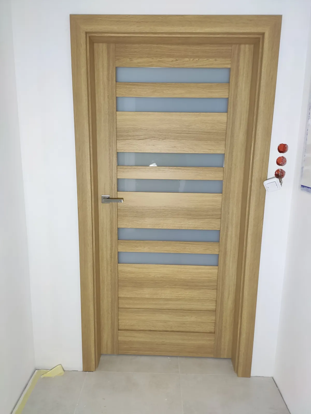 Drzwi wewnętrzne, zdjęcie z montażu Jarosław